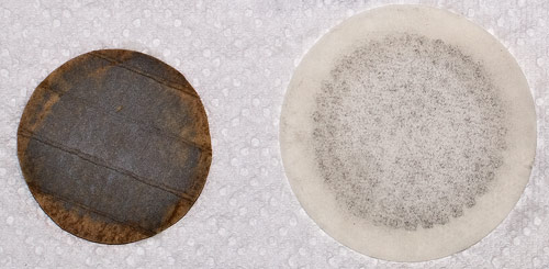 30um filter testing